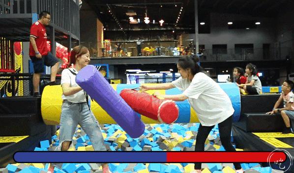 high蹦床主题乐园,高空旋转秋千游乐场