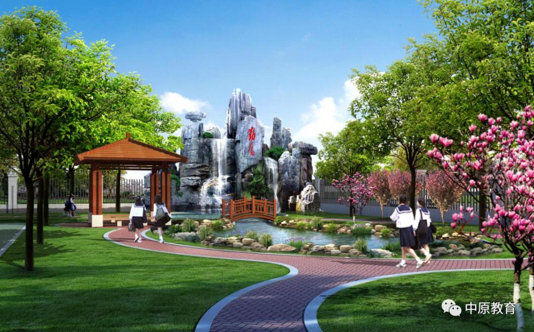 郑州市第六十四中学：一所幸福指数超高的“花园式”聪颖校园