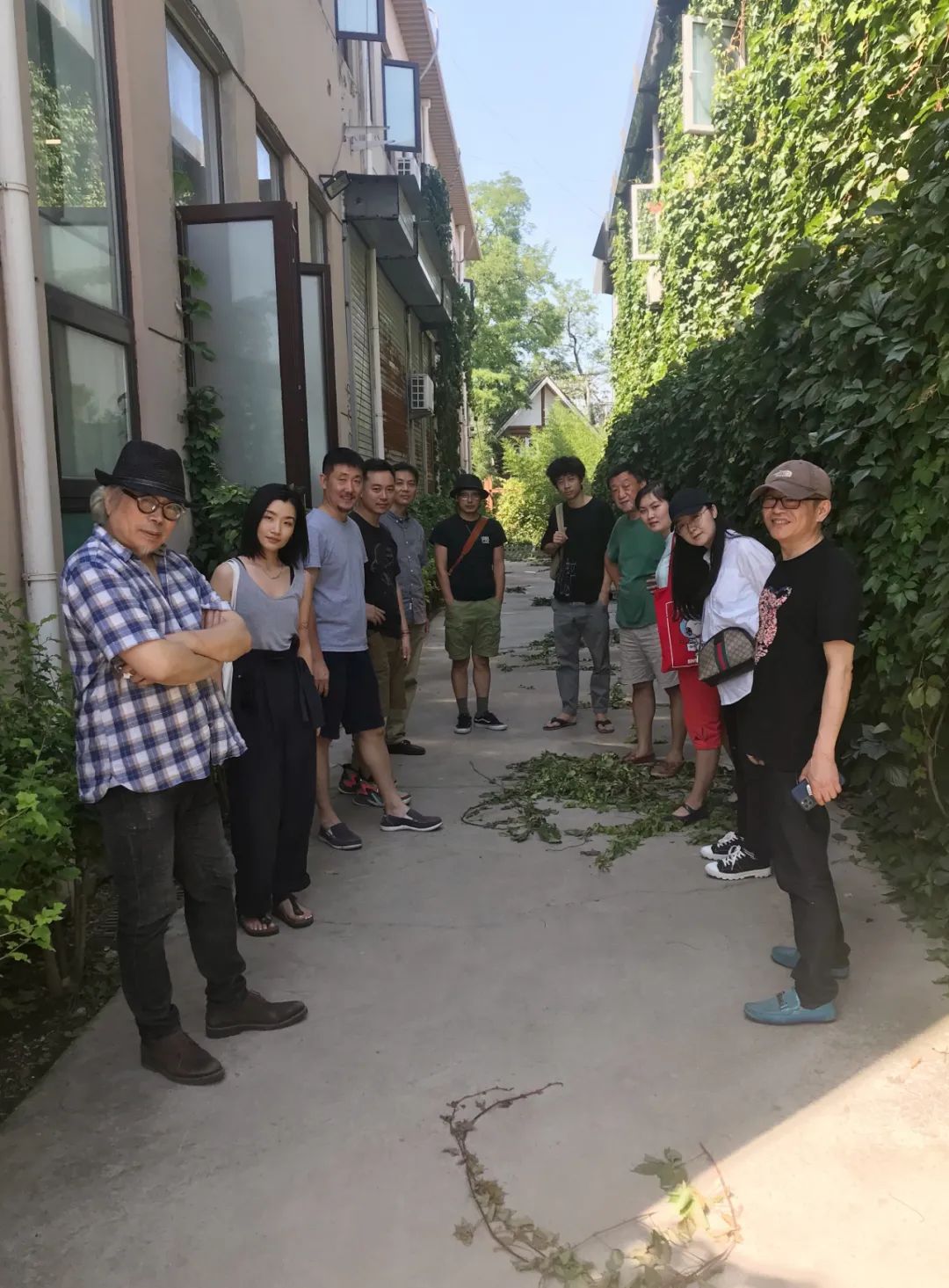 第一届“央美抽象高研班”即将启动|部分入选学员赴孟禄丁等导师工作室参观访问