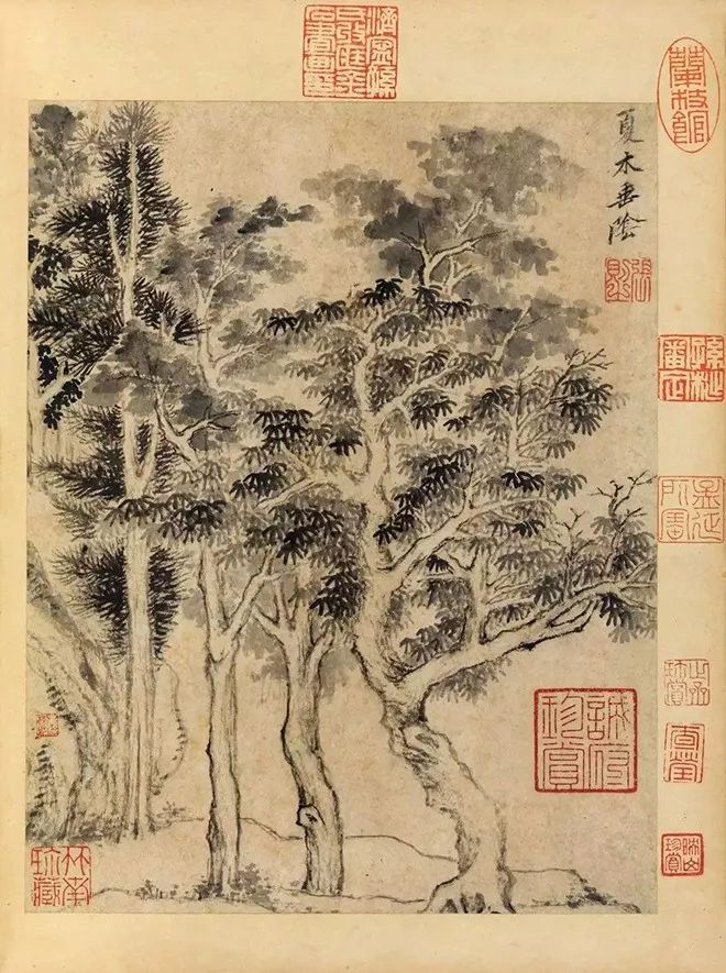 董其昌书画合璧山水小景尺寸,董其昌真迹7300万