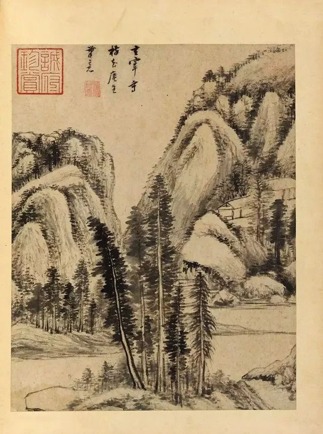 董其昌书画合璧山水小景尺寸,董其昌真迹7300万