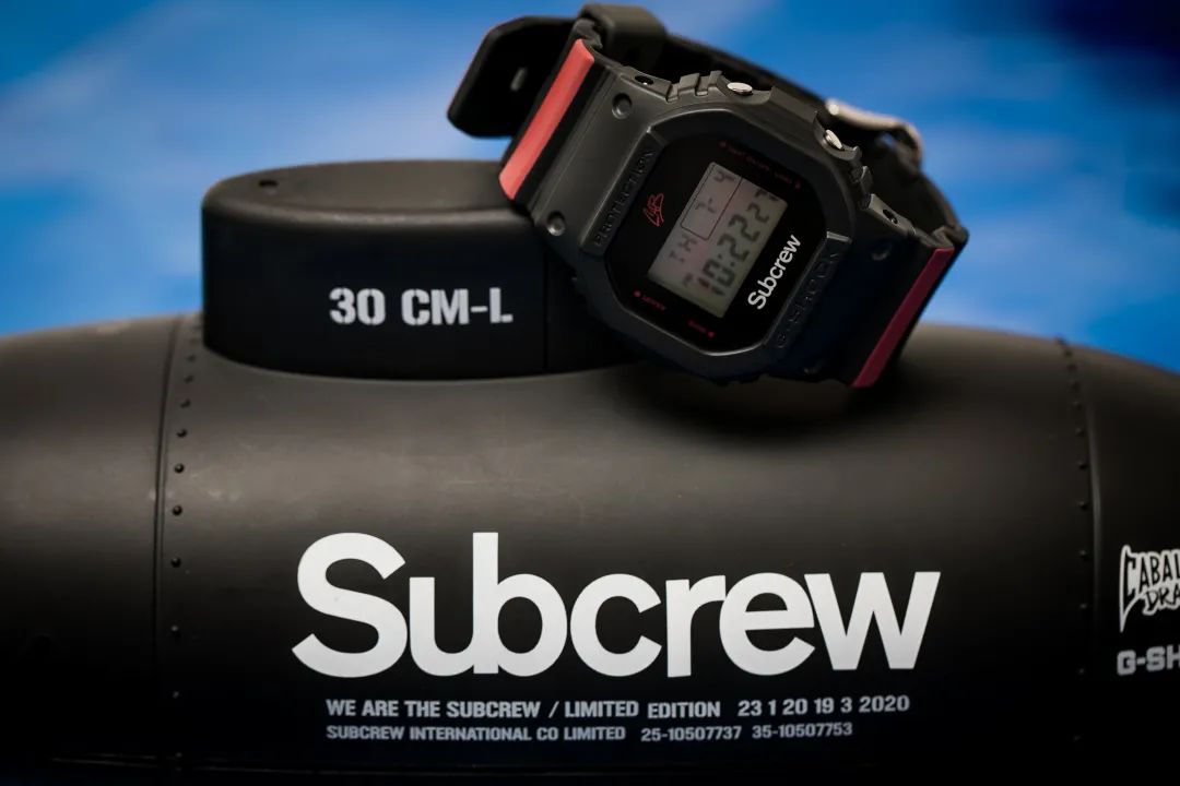 卡西欧subcrew联名小方块,卡西欧联名subcrew