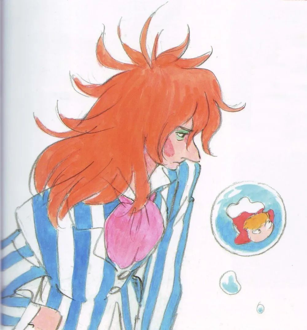 动画学习资料|《悬崖上的金鱼姬》幕后珍藏设定大合集