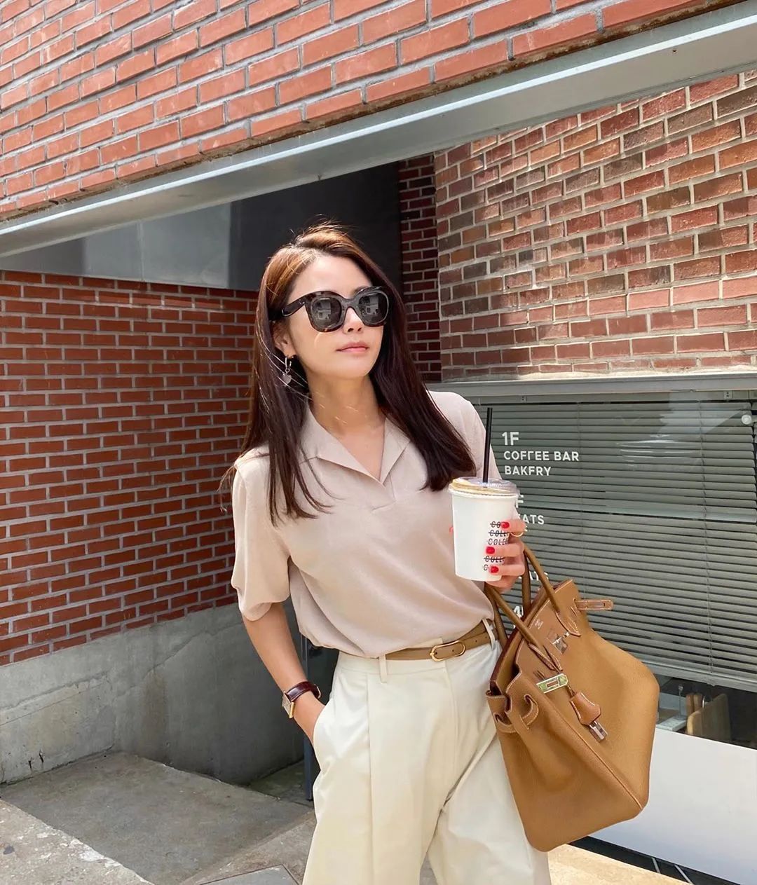 夏季简约风韩国ins穿搭博主高级感,韩国穿搭ins时尚博主冬