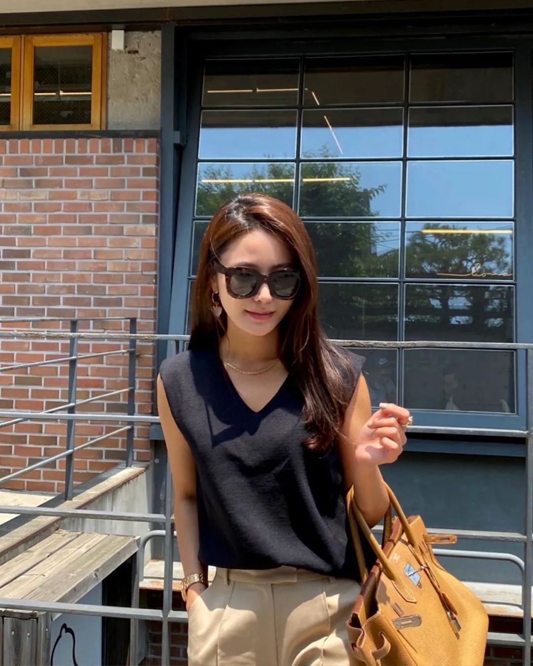 夏季简约风韩国ins穿搭博主高级感,韩国穿搭ins时尚博主冬