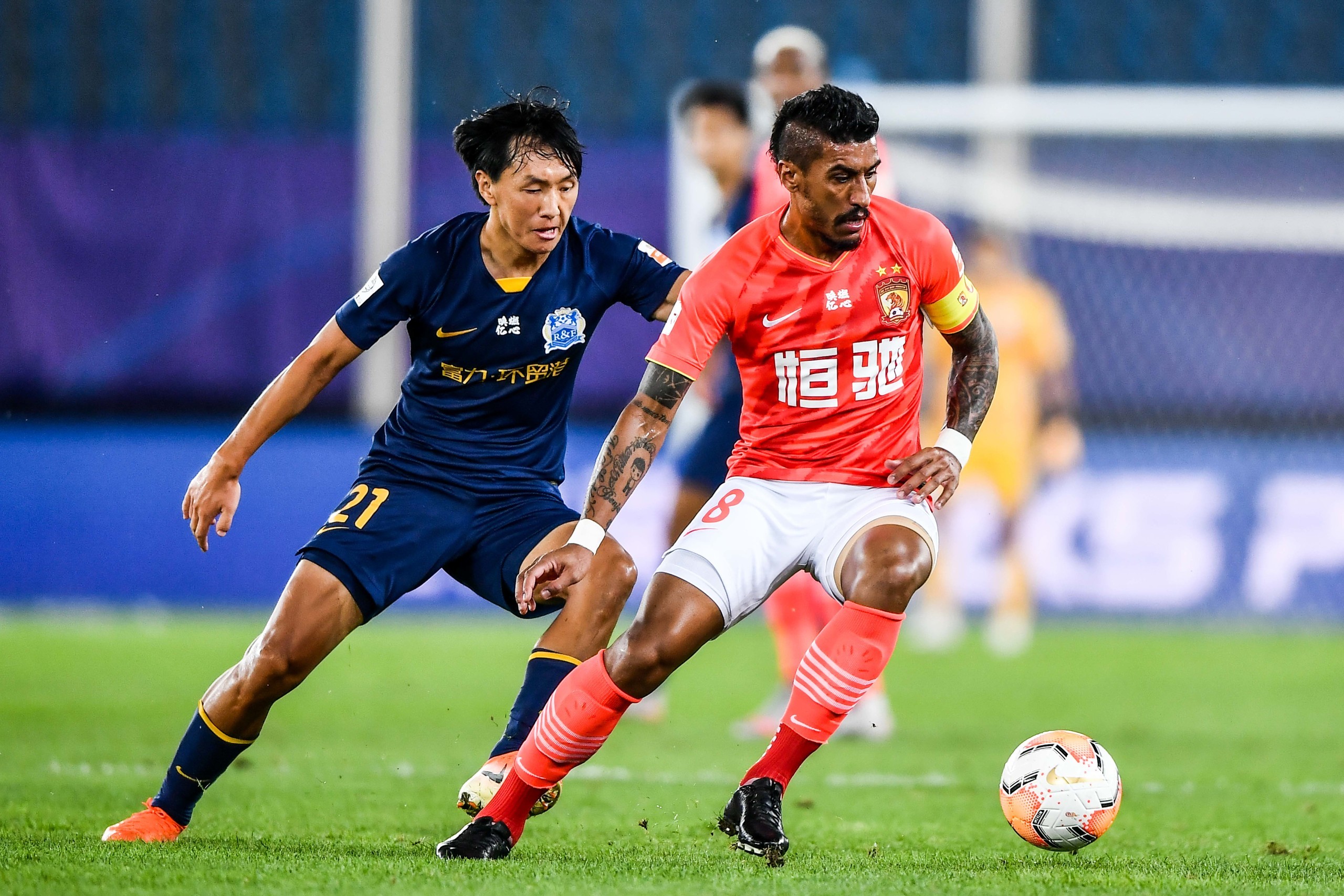 保利尼奥广州恒大高光时刻,韩佳奇进球