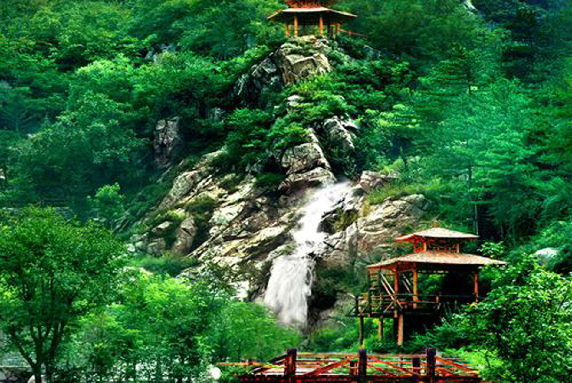 山东九如山旅游景点介绍图片,山东九如山雪景