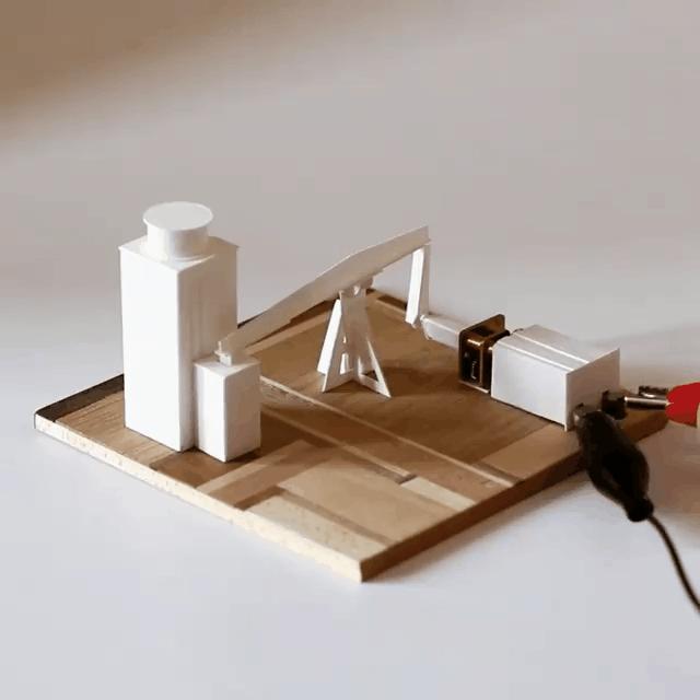 手工diy建筑模型,小丑回魂场景微缩模型手作