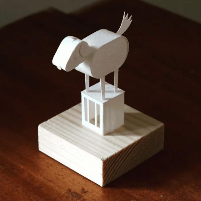 手工diy建筑模型,小丑回魂场景微缩模型手作