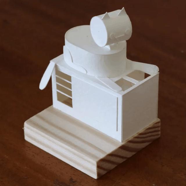 手工diy建筑模型,小丑回魂场景微缩模型手作