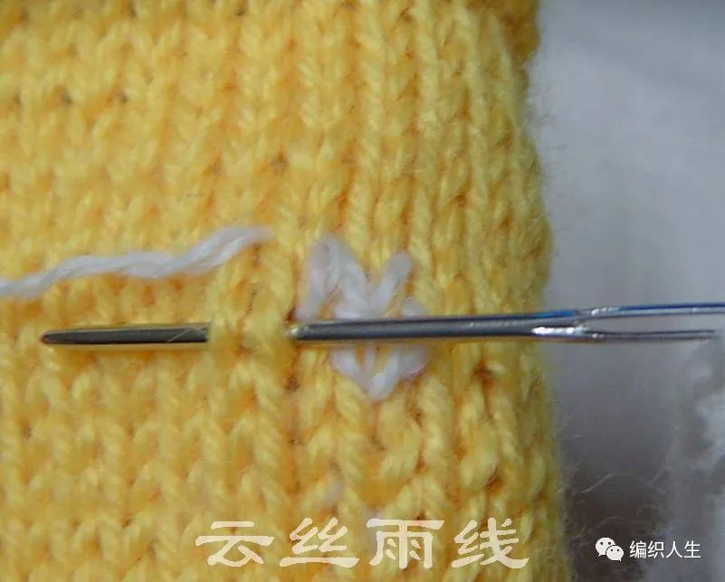 毛衣绣字的正确方法,毛衣图案怎么缝制