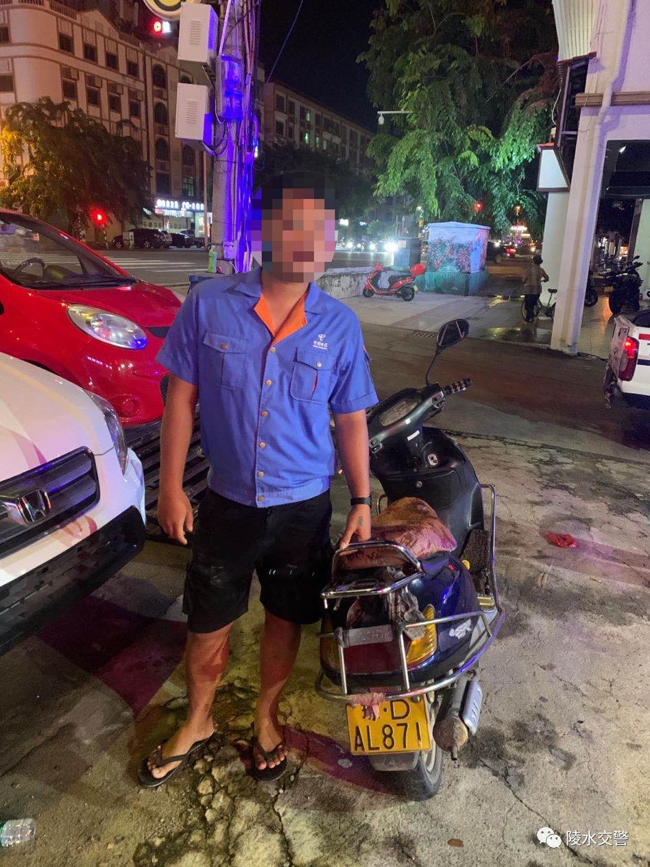 陵水公安交警再曝光酒驾,醉猫被查获