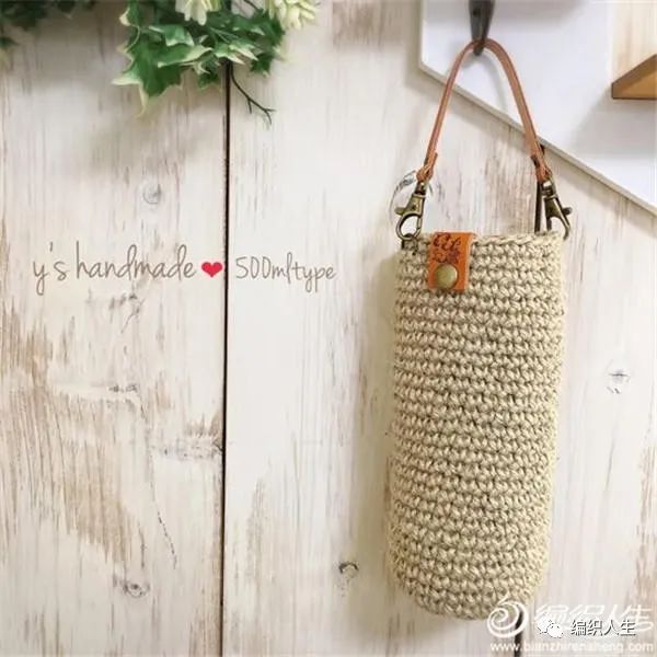 卡通毛线杯套教程,手工编织毛线杯套漂亮简单又实用