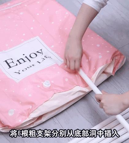 小浴室必备之折叠泡澡桶,有了折叠泡澡桶在家也能泡澡了