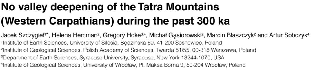 地学前沿讲座,地学前沿英文版