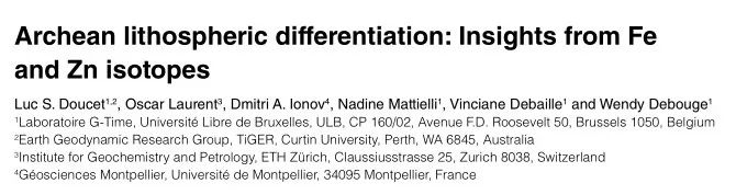 地学前沿讲座,地学前沿英文版