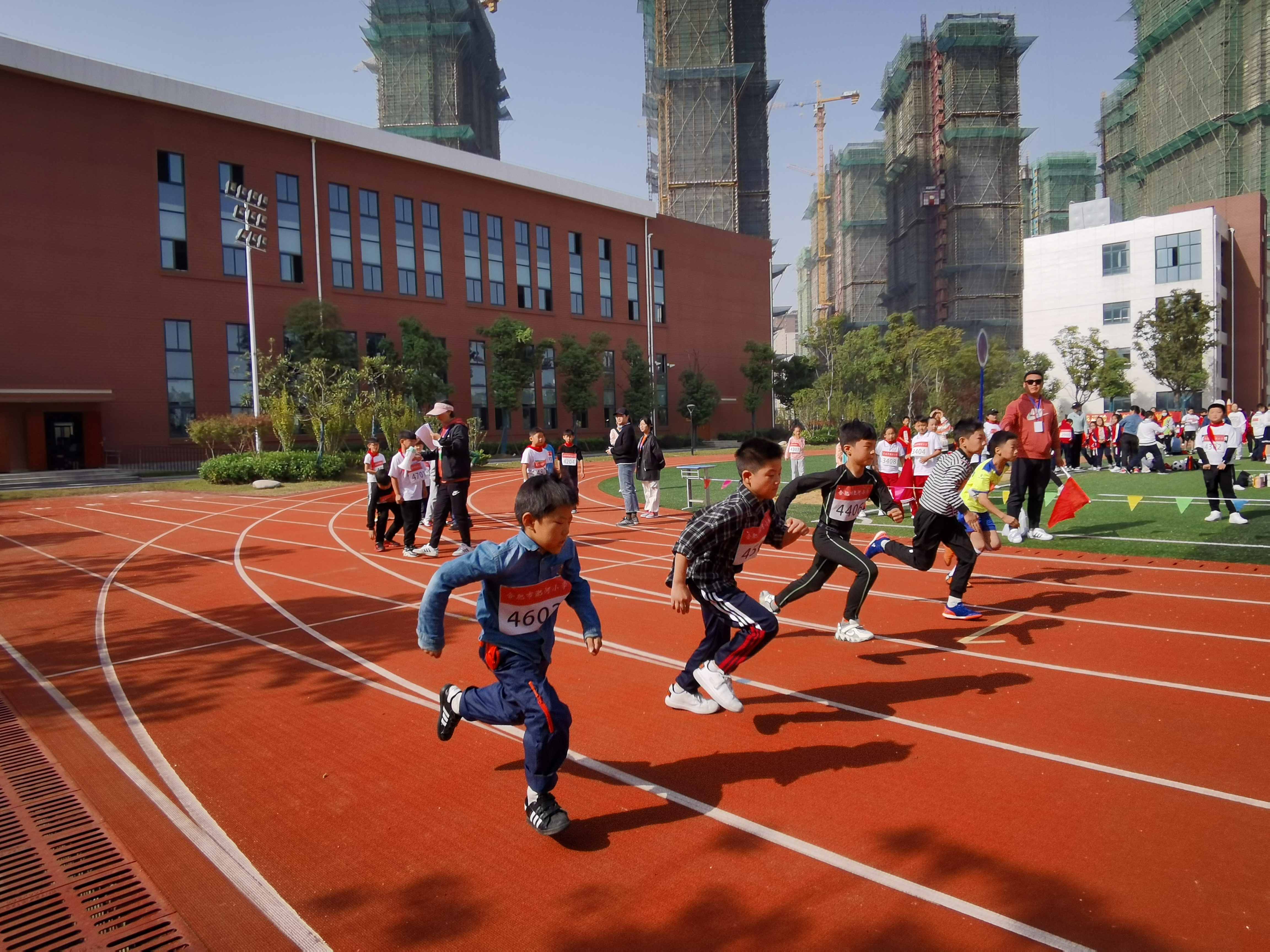 合肥市包河区中小学田径运动会,田径运动风采
