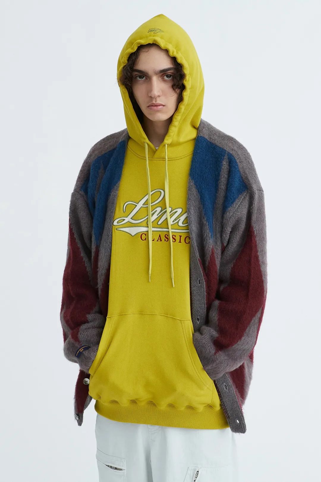 秋冬新款针织开衫女百搭撞色,秋冬必买的基础款针织开衫