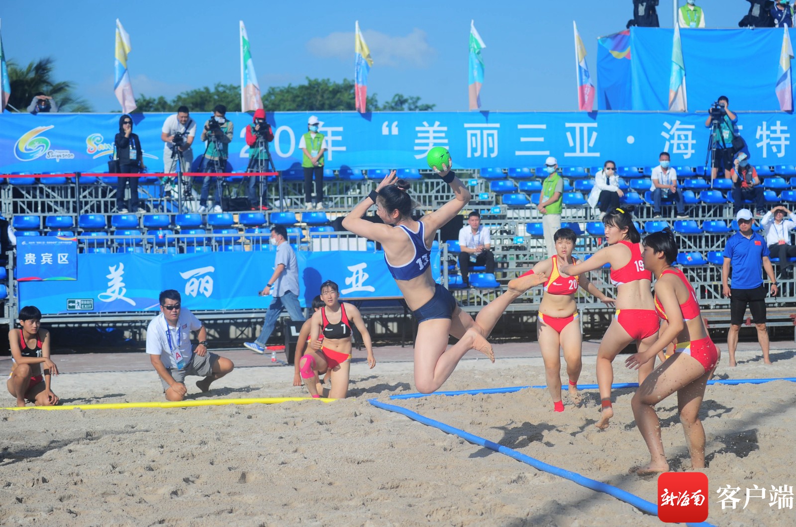 三亚沙滩手球邀请赛视频,椰球视频