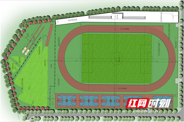 娄底新化一中田径运动会,娄底一中田径场