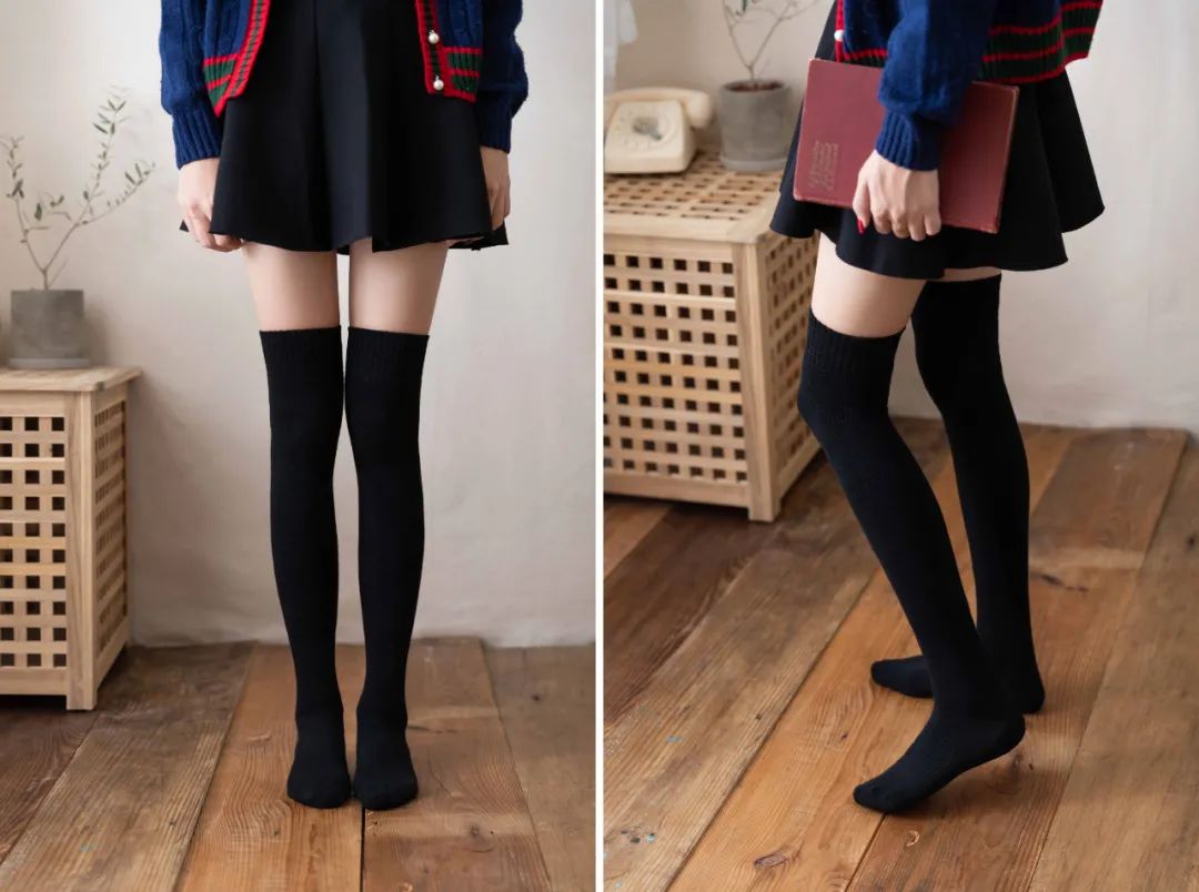 适合冬天穿的加厚保暖袜,冬天过膝护腿加厚保暖袜