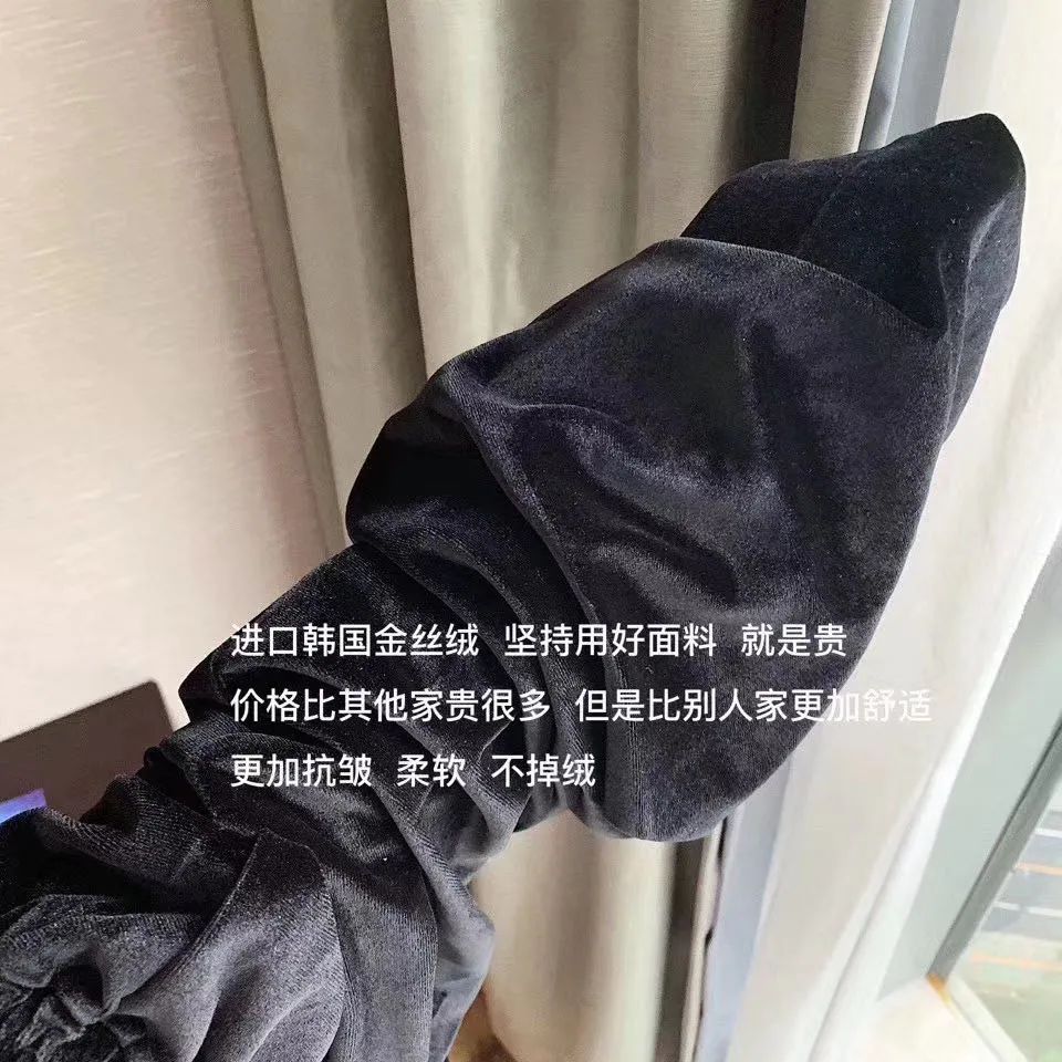 这条丝绒阔腿裤绝了，“吃肉”10斤，显高5CM！布料亮滑细腻