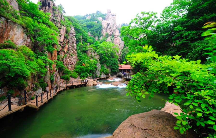 海上第一名山崂山题字,海上名山第一崂山