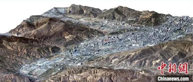 西宁全貌,西宁市实景地图