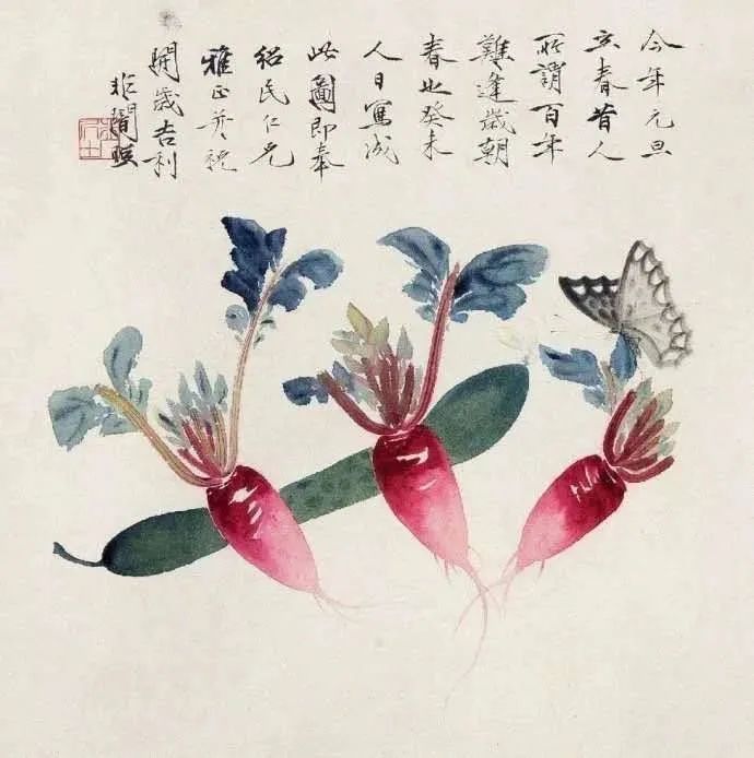 饶薇工笔蔬果草虫画,工笔蔬果绘画技法