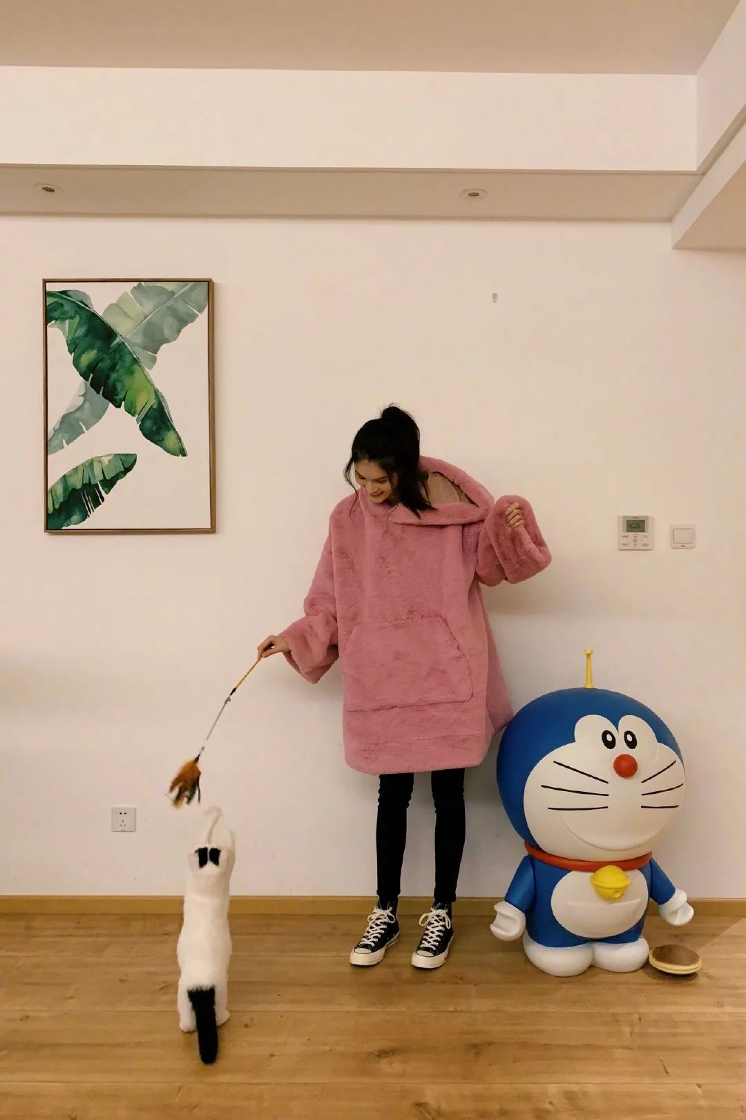 白百何坎肩卫衣,白百何ootd穿搭