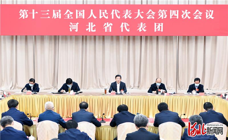 河北代表团举行全体会议,河北省代表团