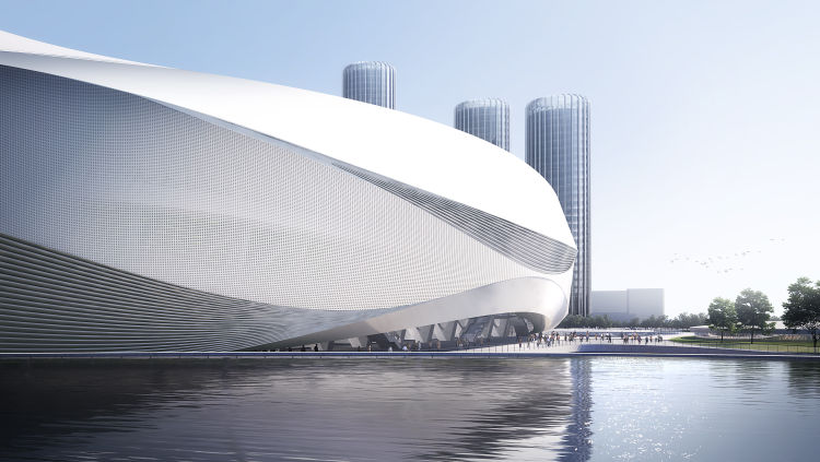 青岛城阳亚洲杯足球场效果图,青岛足球场亚洲杯