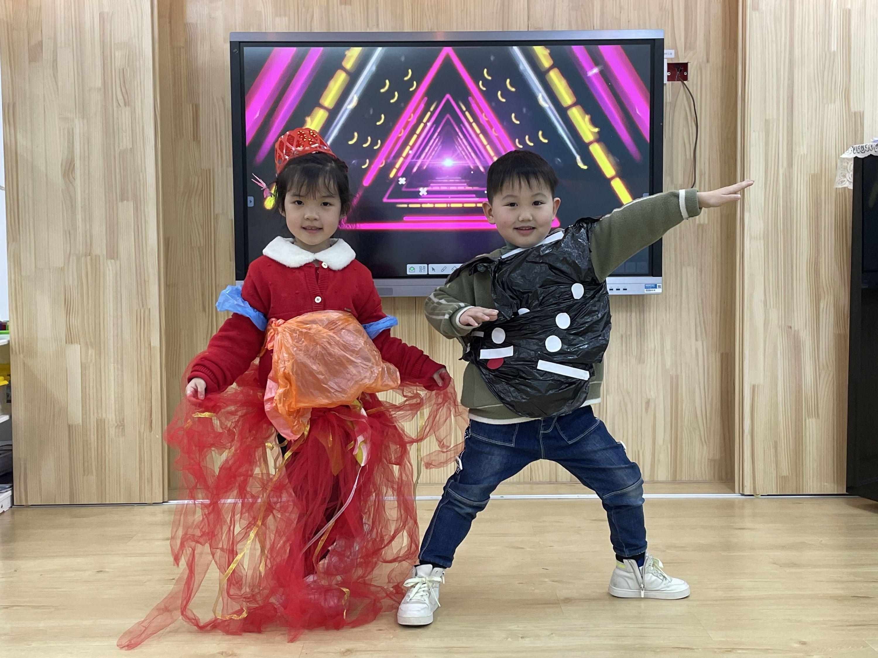 幼儿园环保时装秀女孩做法,环保时装秀幼儿园公主裙