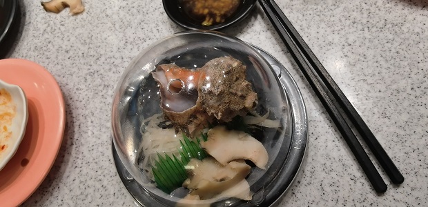 这家“争鲜”寿司的海螺料理“肉不对壳”，有异味的海螺壳只是装饰？
