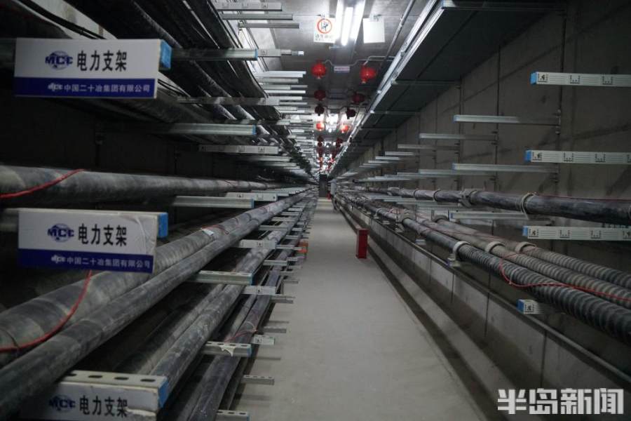 半岛聚焦|30公里管廊上万监测点、古力盖带门禁……新机场地下动脉大揭秘