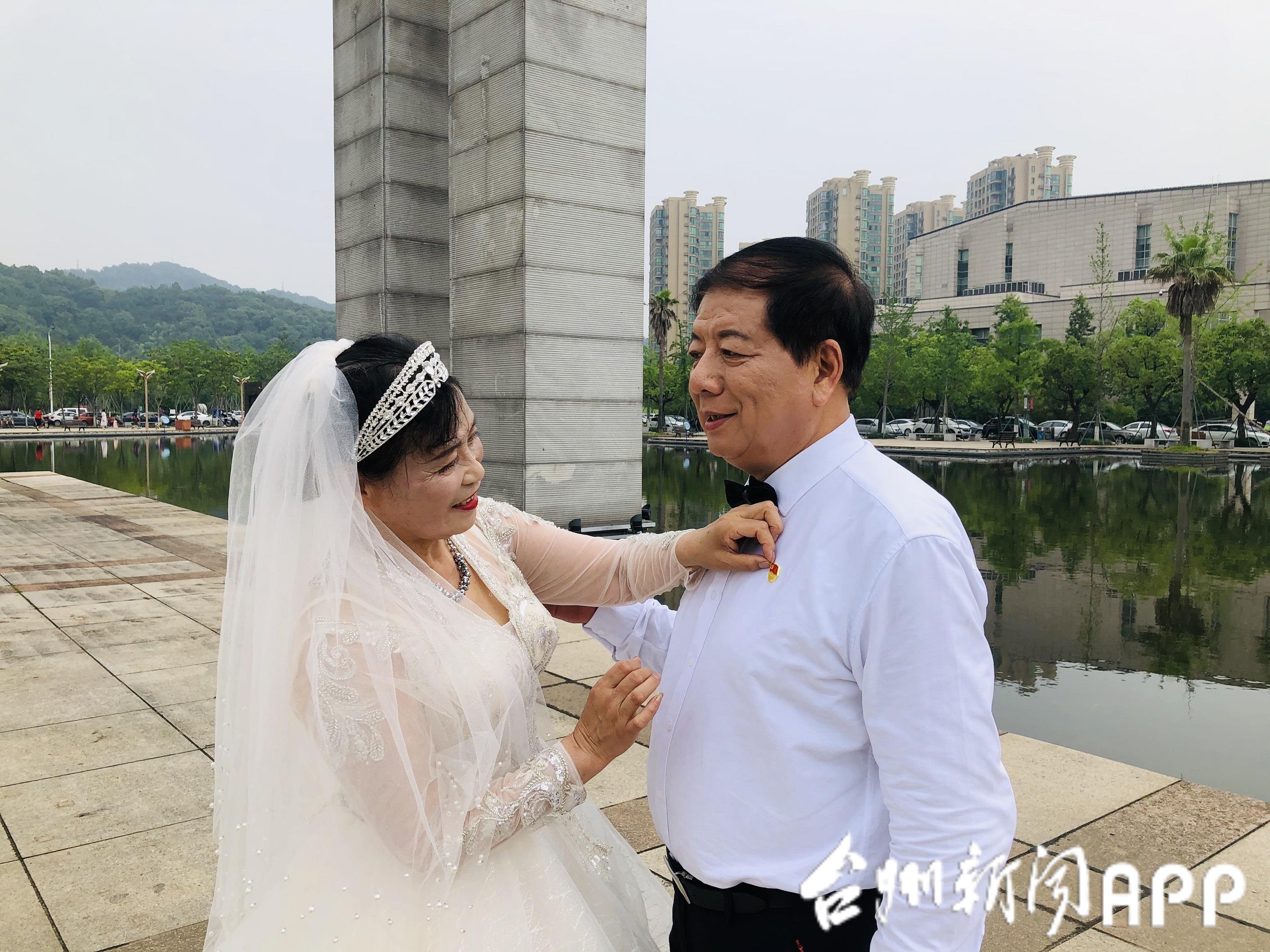 很美很酷，台州老*党**员圆梦婚纱