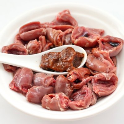 锅圈香辣酥鸡心串,香辣鸡心串