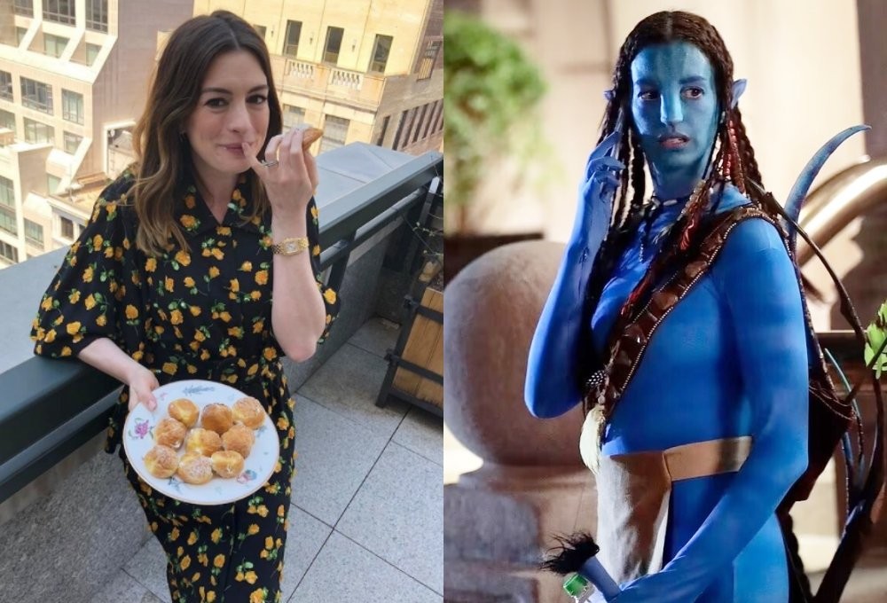 安妮海瑟薇高清,安海瑟薇粉色