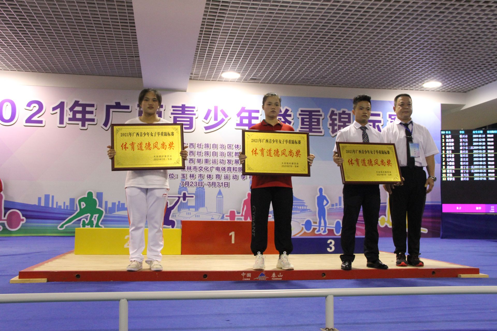 广西女子举重锦标赛,2024广西青少年举重锦标赛