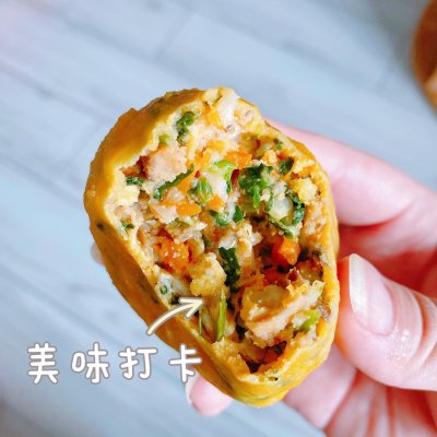 减脂期吃的玉米面菜团子,一周减脂早餐煎饼不重样