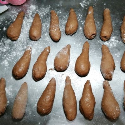 桃李牛角巧克力面包盒装,桃李牛角巧克力面包