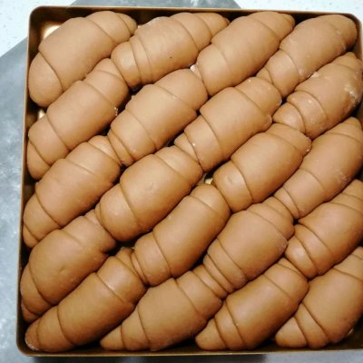 桃李牛角巧克力面包盒装,桃李牛角巧克力面包