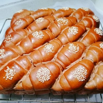 桃李牛角巧克力面包盒装,桃李牛角巧克力面包