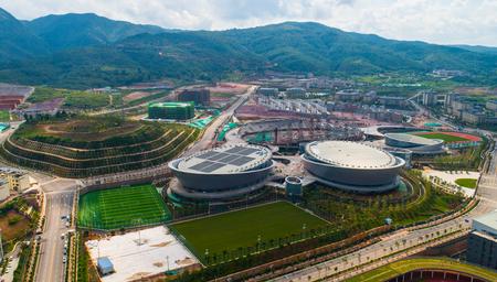 玉溪科教创新城效果图,玉溪科教创新城新建体育场馆