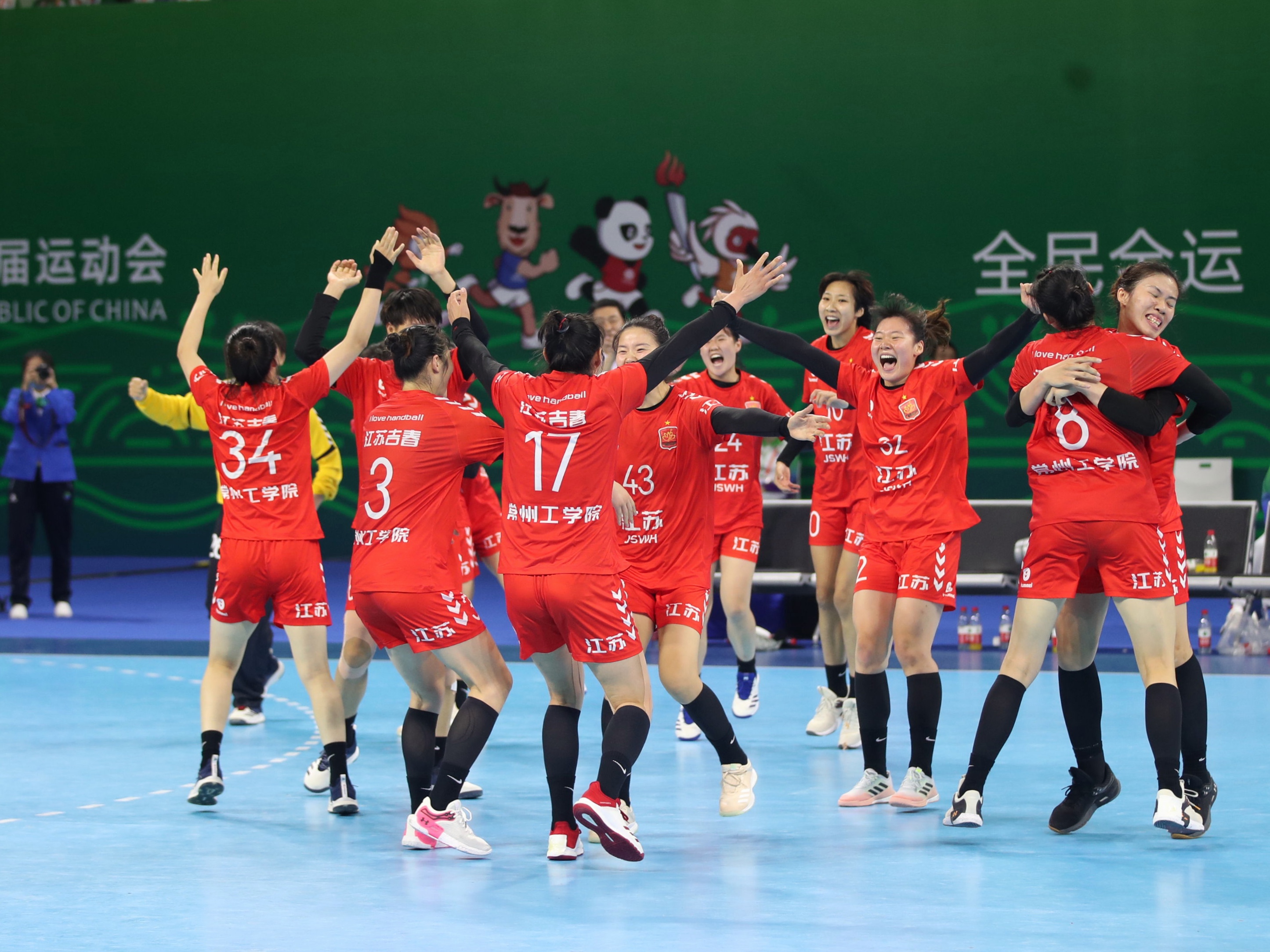 中国女子手球夺冠,江苏手球