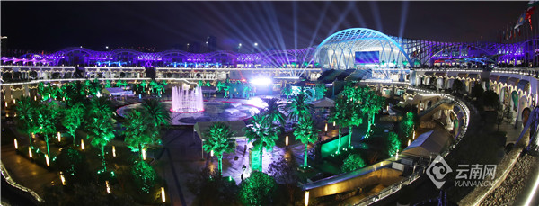 昆明cop15滇池国际会展中心游玩,昆明滇池cop15夜景