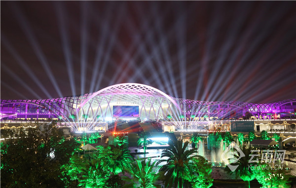 昆明cop15滇池国际会展中心游玩,昆明滇池cop15夜景
