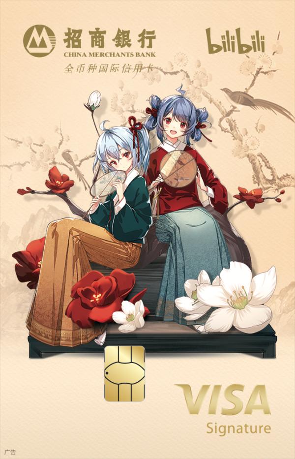 招商银行bilibilivisa信用卡,招商银行visa标准双币卡金卡