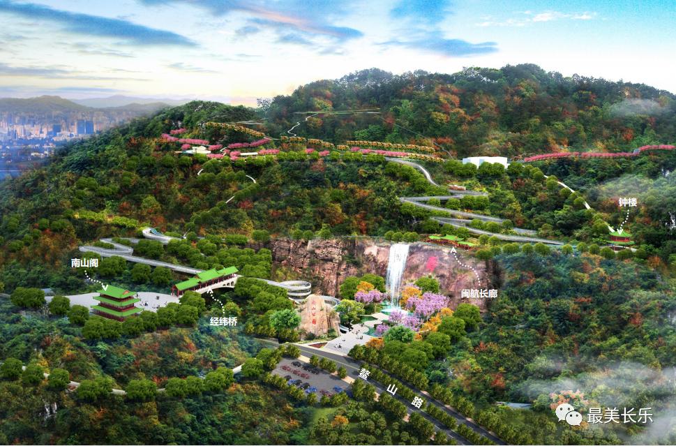 福州南公园最新规划图,上新公园有哪些景点