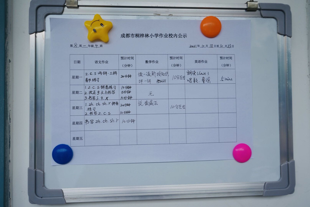 双减听课家长记录,采访小学生和家长谈双减的感受